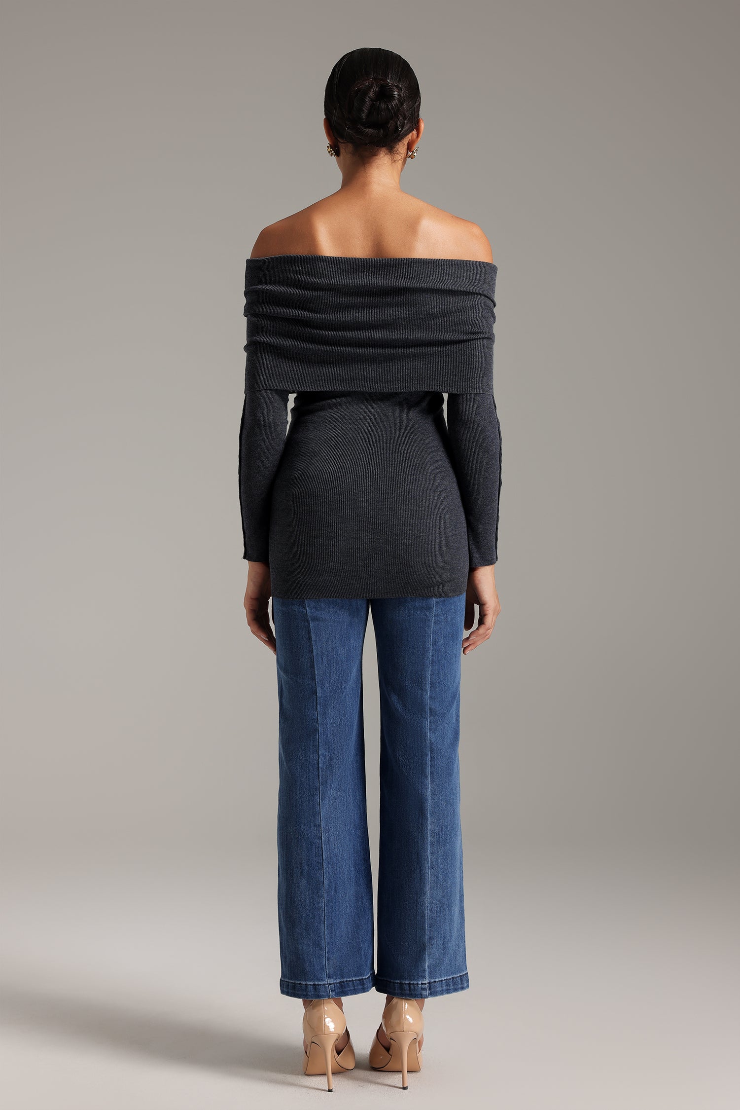 Nettie Off-Shoulder Knitted Top