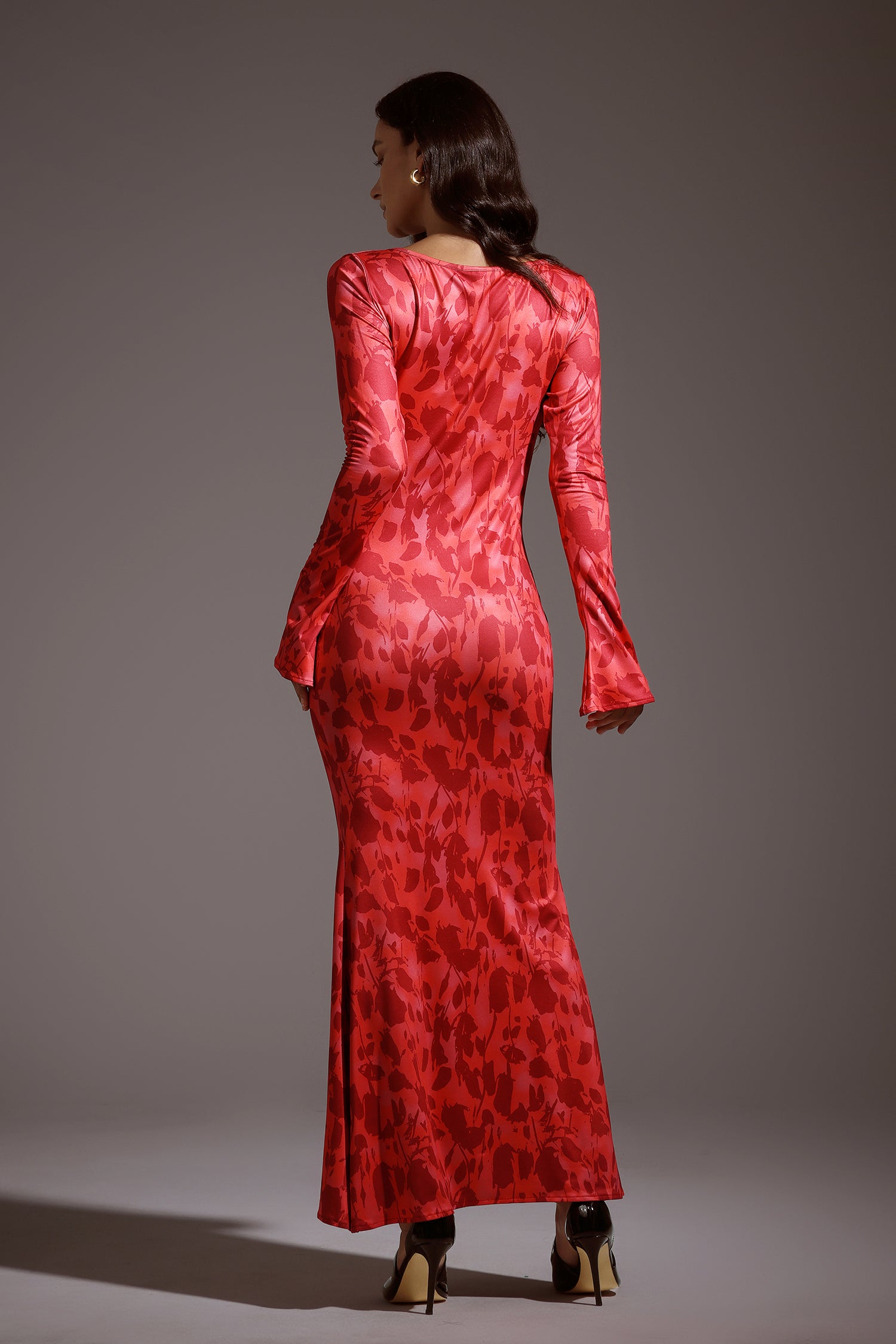 Ralaya Flare Sleeves Maxi Dress