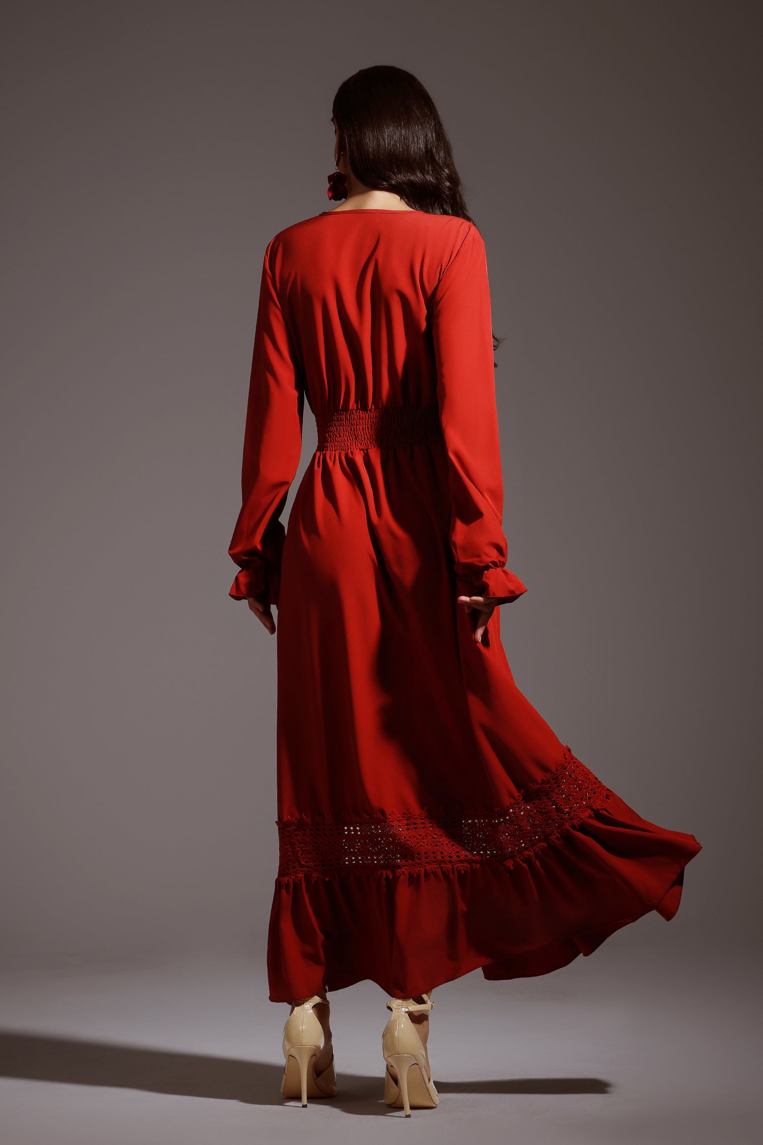 Vioky V-neck Maxi Dress