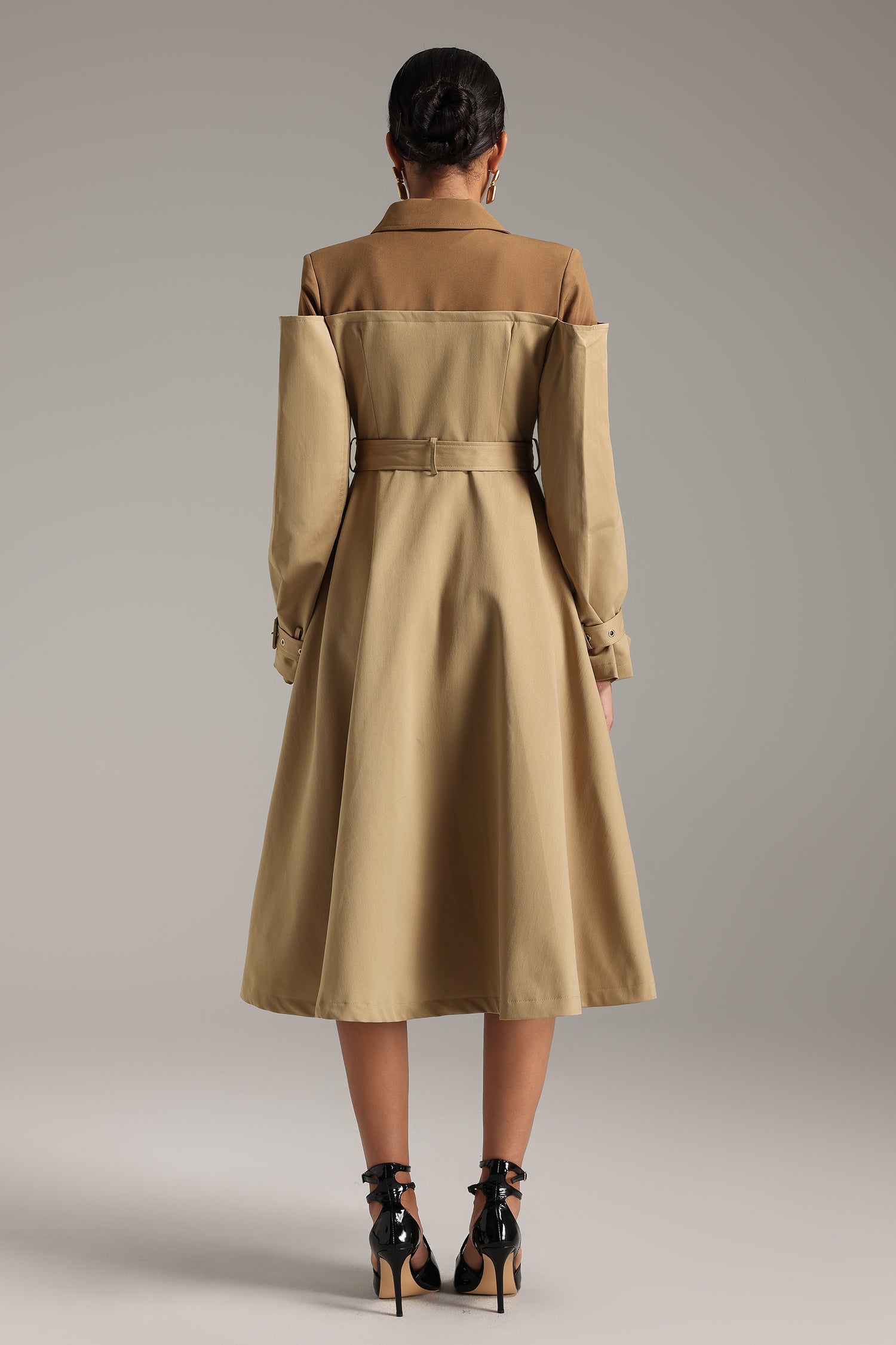 Rotte Patchwork Midi Dress