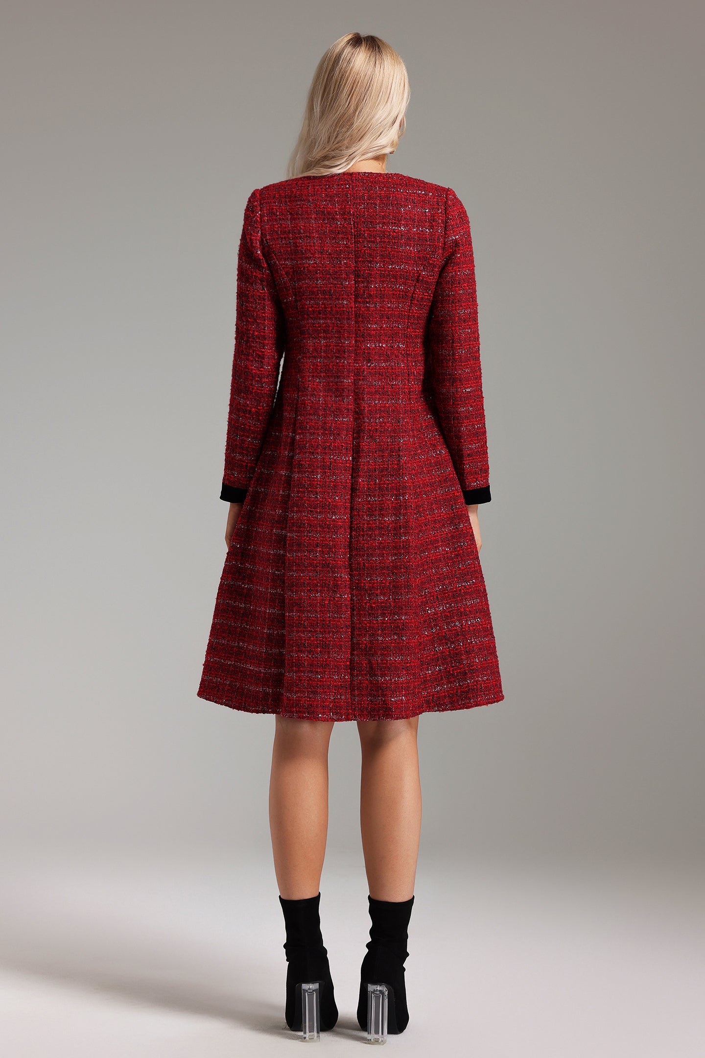 Ruthie Round Neck Midi Dress