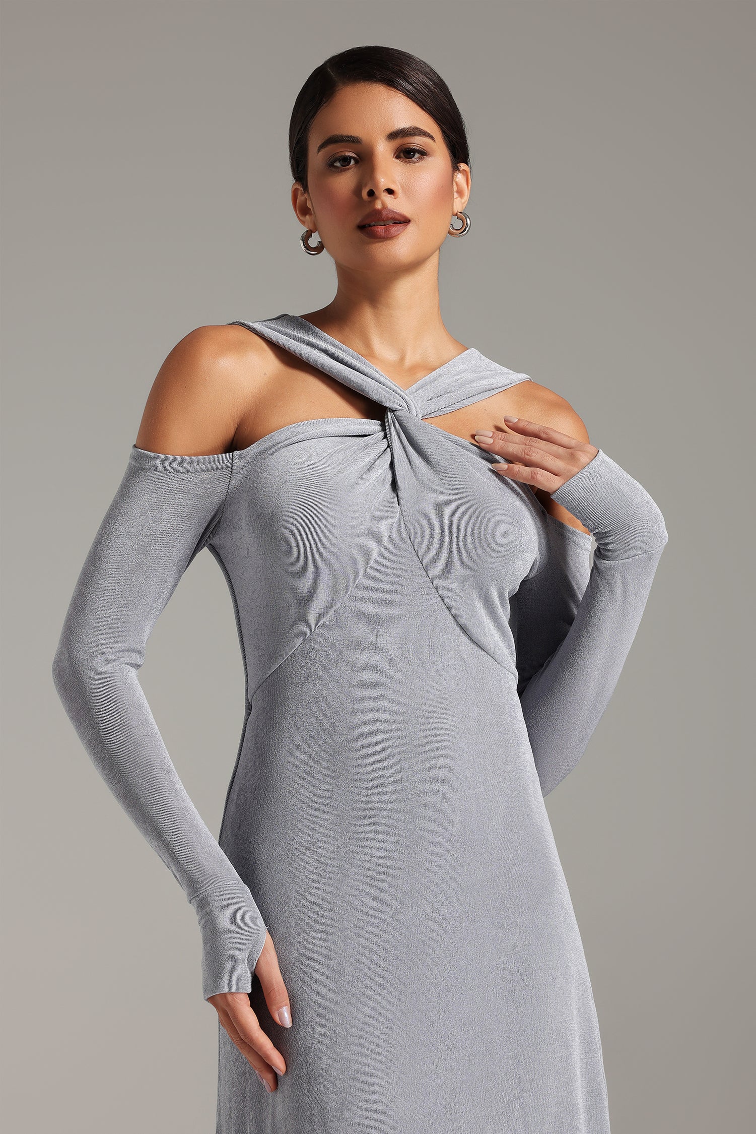 Tersa Halterneck Maxi Dress