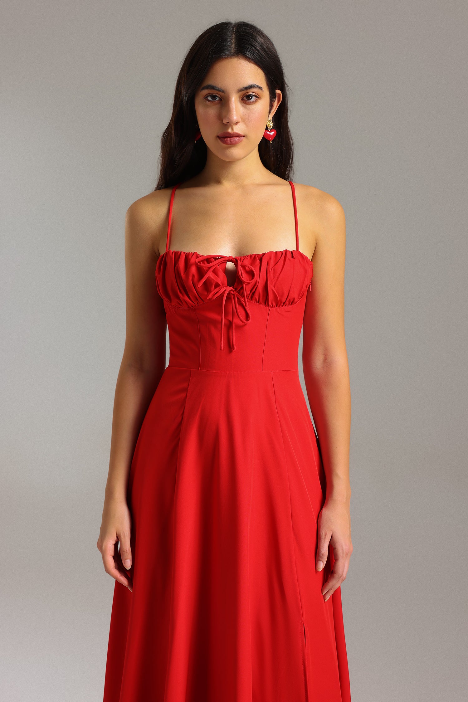 Wille Halter Midi Dress