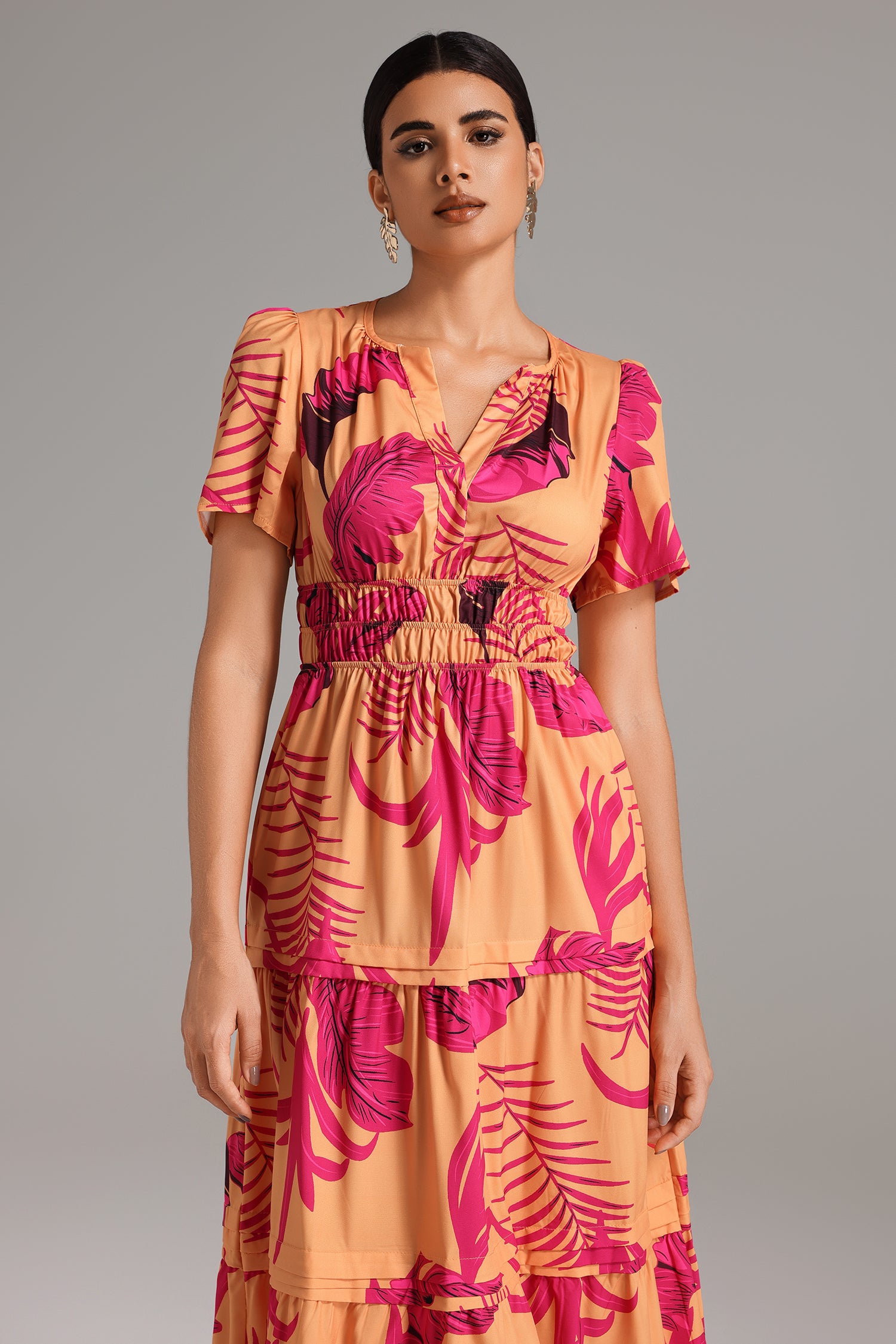 Xuliy Printed Maxi Dress