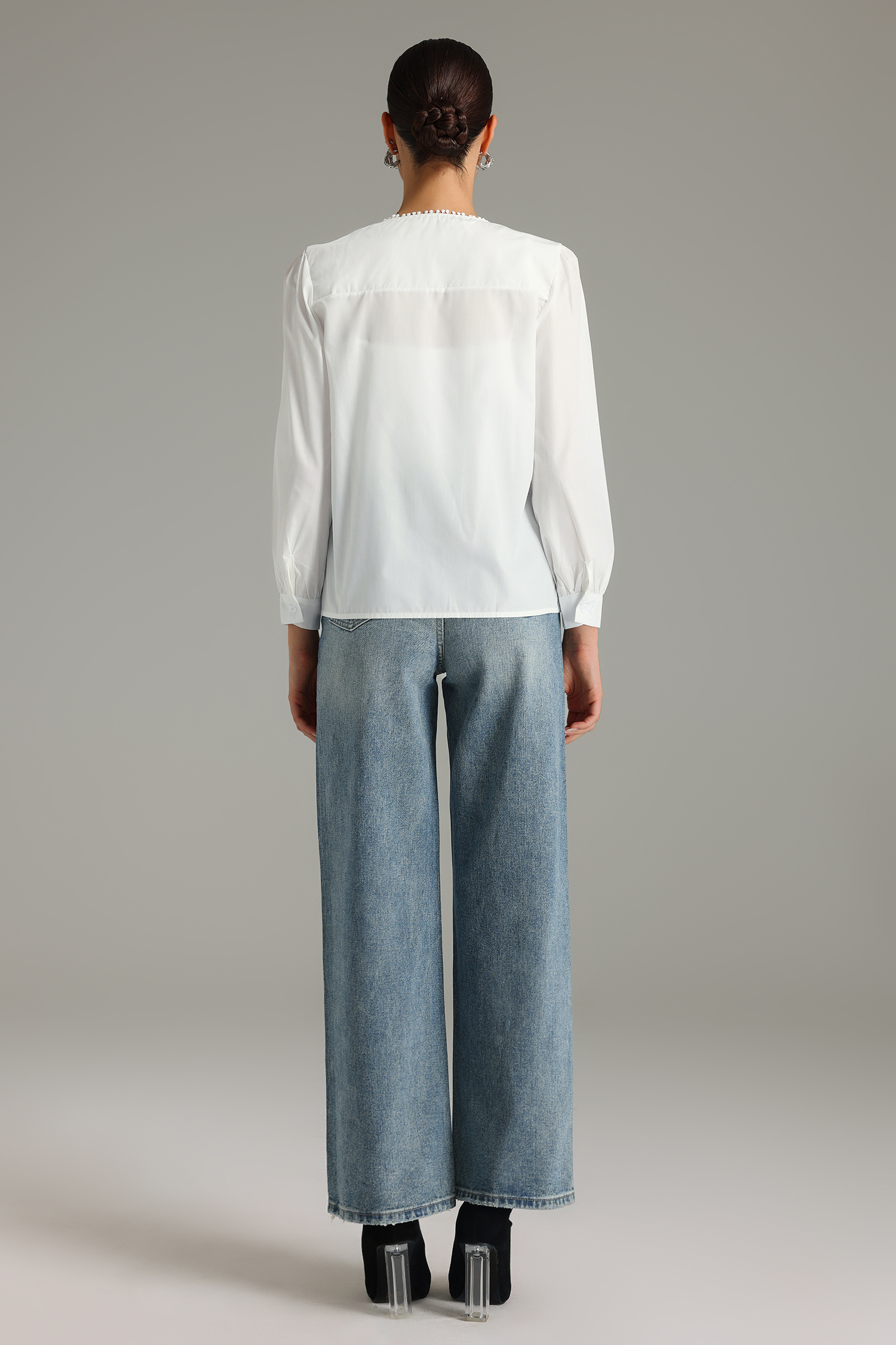 Yasir Pleated Long Sleeves Shirt