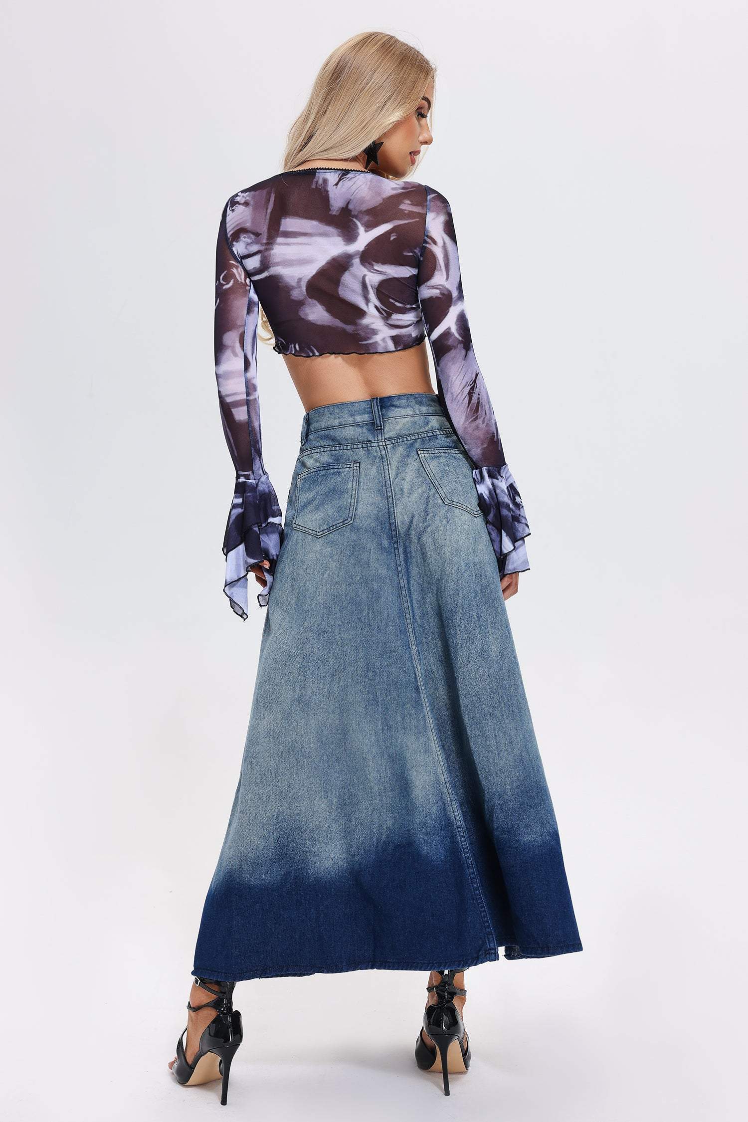 Sally Bell Sleeves Printed Top