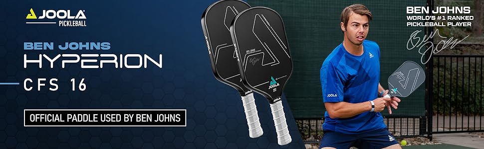 Ben Johns Hyperion CFS 16 official paddles used by ben johns worlds #1 player