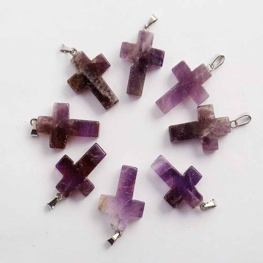 ✝️100% Handmade Crystal Cross Healing Heart (Michael Clark Handmade®)