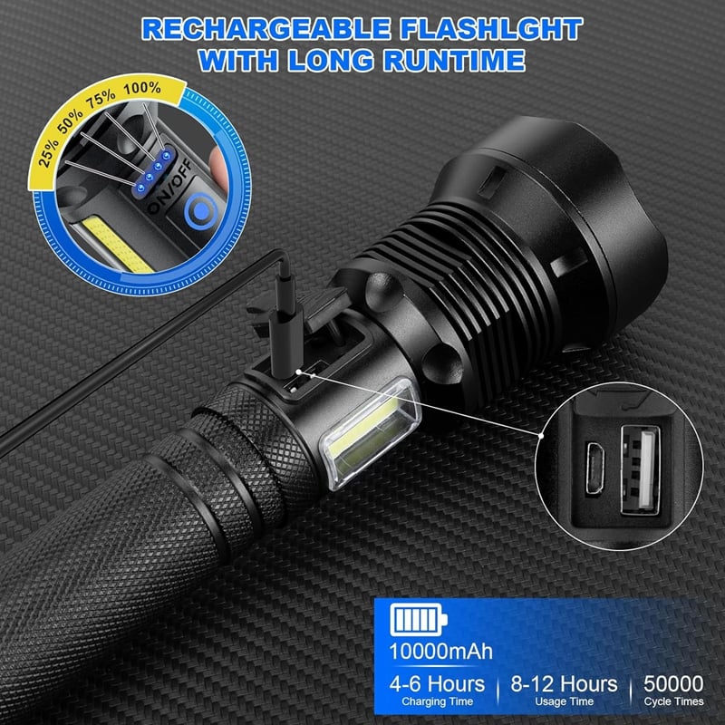 900000 LM Tactical Flashlight🔥Buy 2 Free Shipping🔥