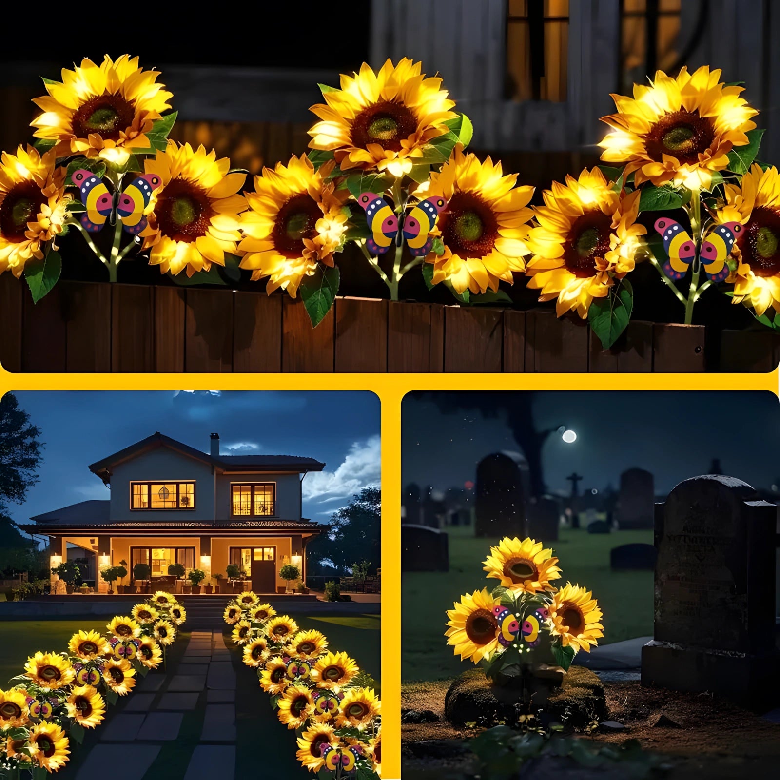 Kaliqo™ – Solar Sunflower LED Lights