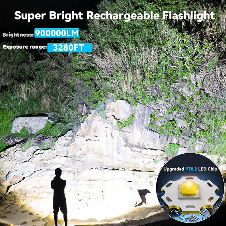 900000 LM Tactical Flashlight🔥Buy 2 Free Shipping🔥