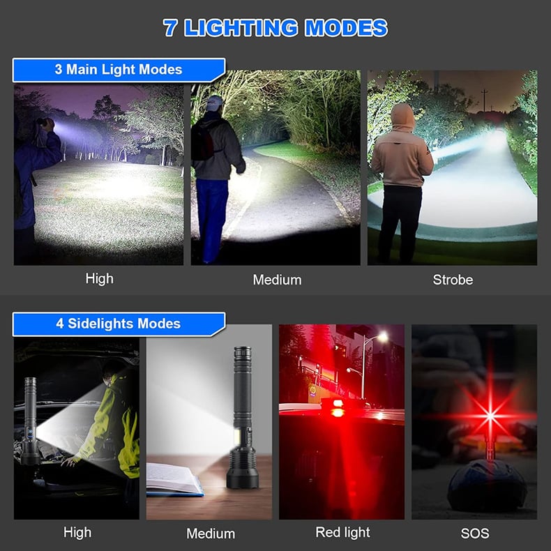 900000 LM Tactical Flashlight🔥Buy 2 Free Shipping🔥