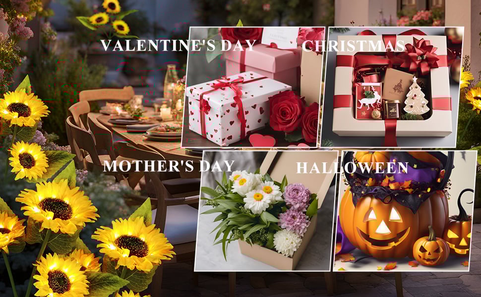 🌞Solar LED Sunflower Garden Lights-29.6inch/75cm