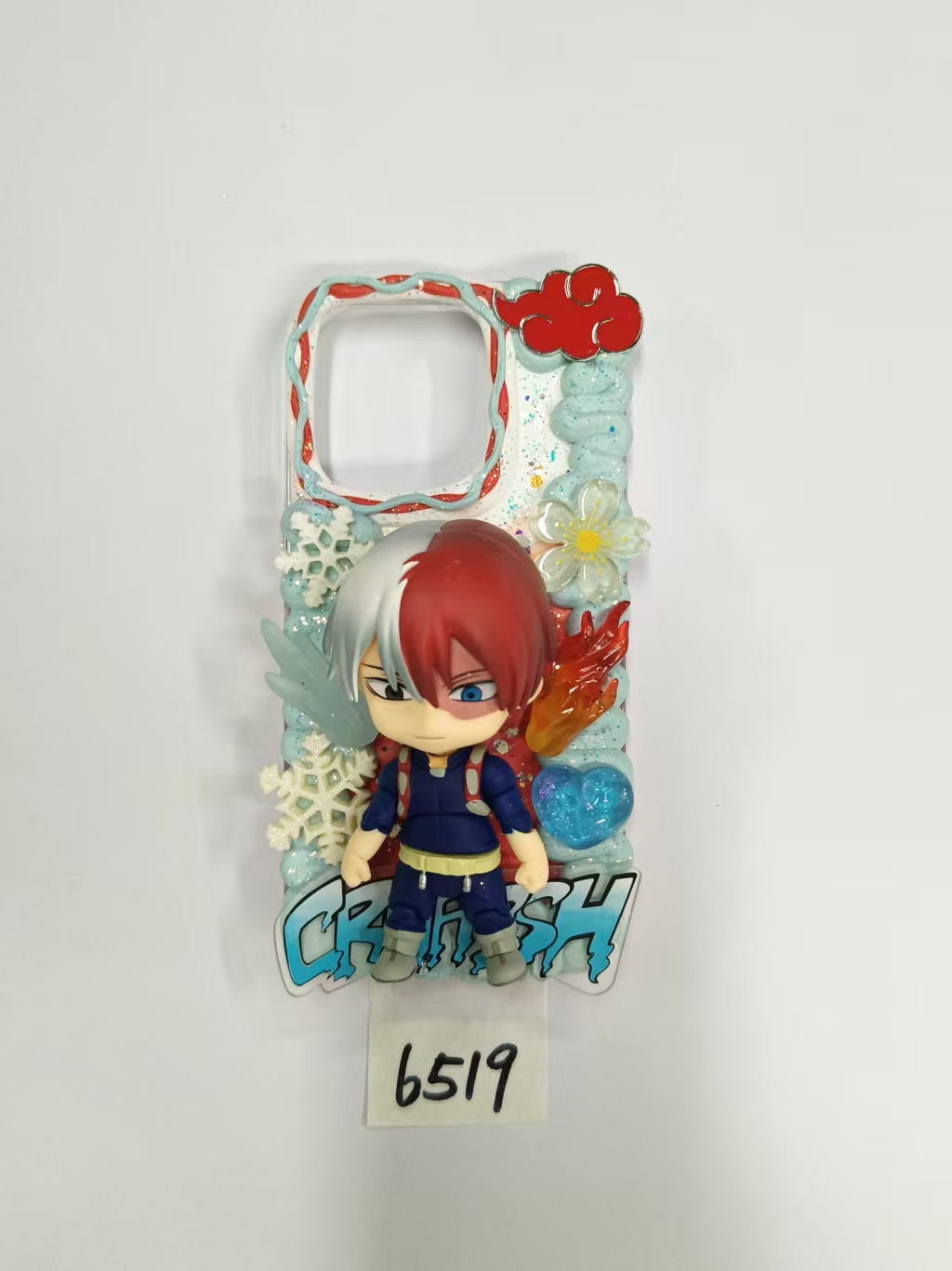 My Hero Academia - themed phone cases,3D charms with the character,phone case gift,cream glue phone case