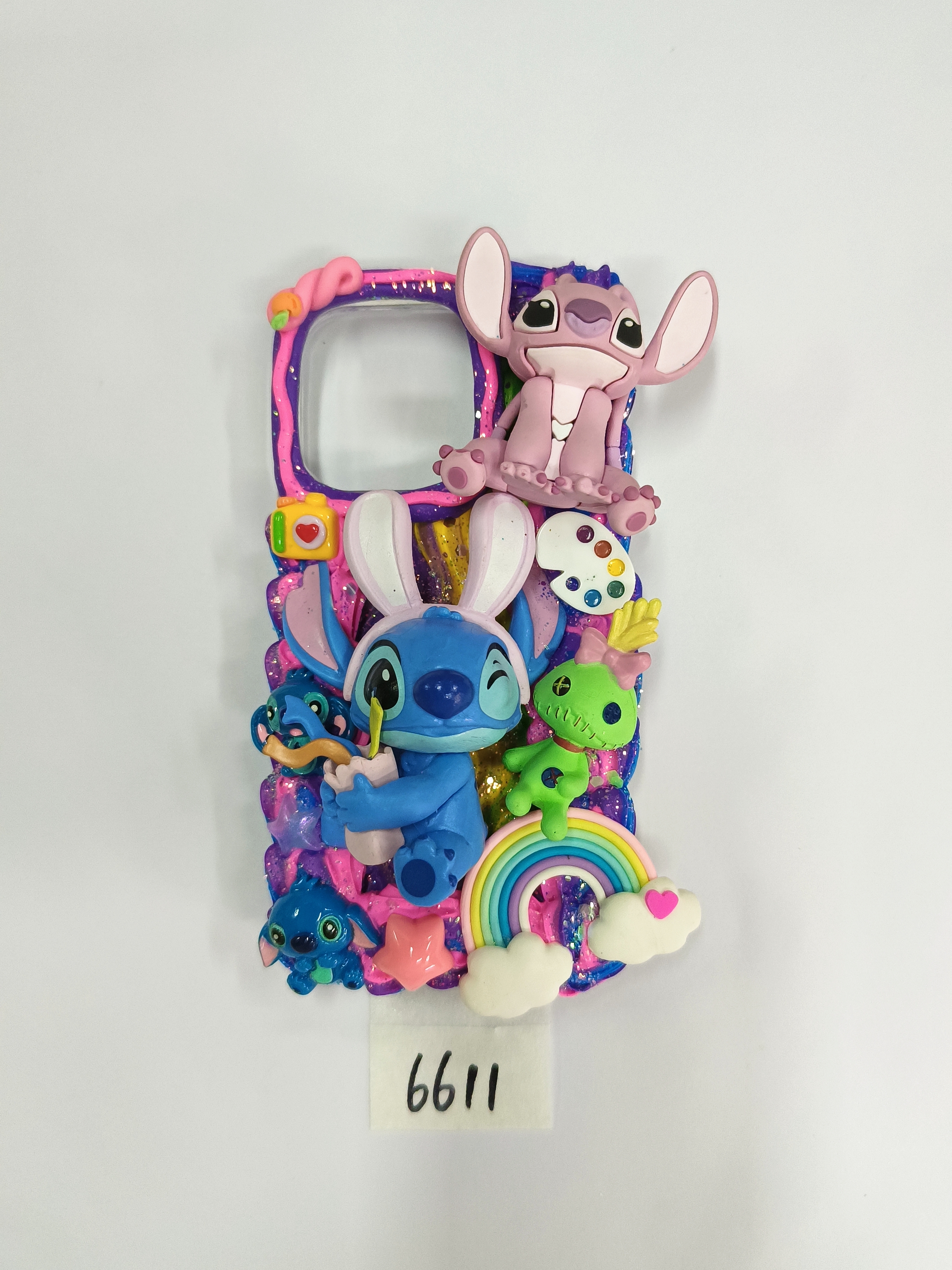Stitch- Disney - Lilo & Stitch World Handmade DIY Phone Case with Swimming circle, Beach vacation, Rainbow, Surfboard, Boat, Whale, blue and white style, case for the iphone, samsung, moto