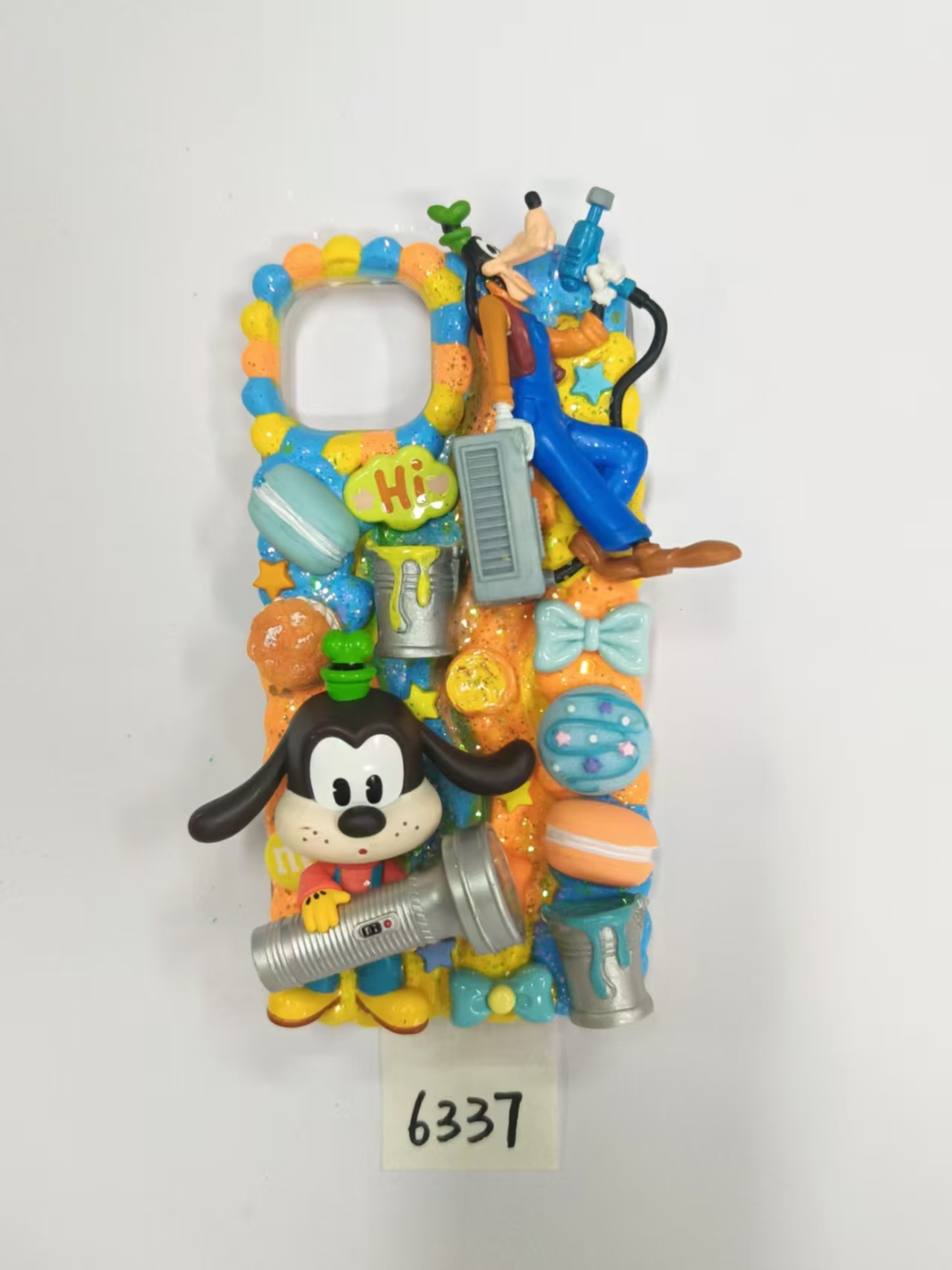 Goofy Style Cream Glue DIY Phone Case, Art & Commemorative Gift，3DPhone Case