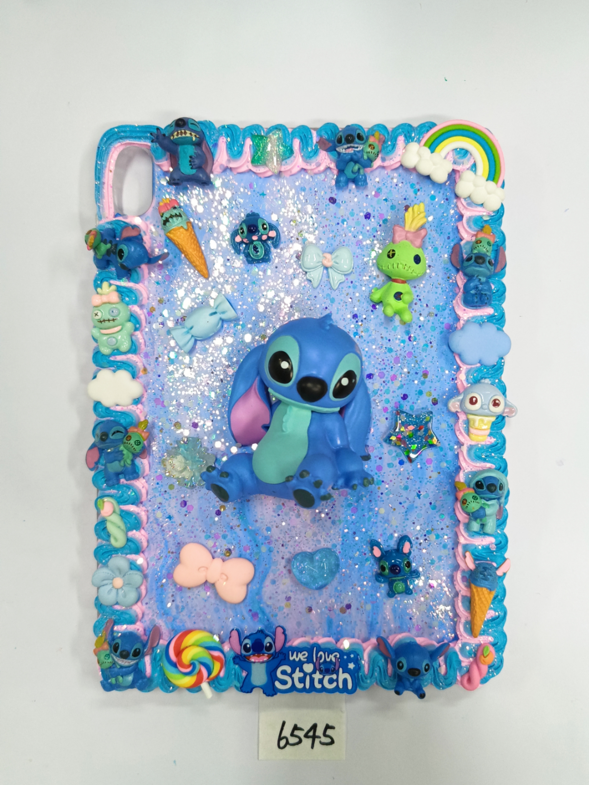 Inspiration Handmade DIY iPad case iPAD Stitch003, the 3D charms of Cake Steedy, Ice cream Steedy, swim circle Steedy, guitar Steedy, we love stitich.
