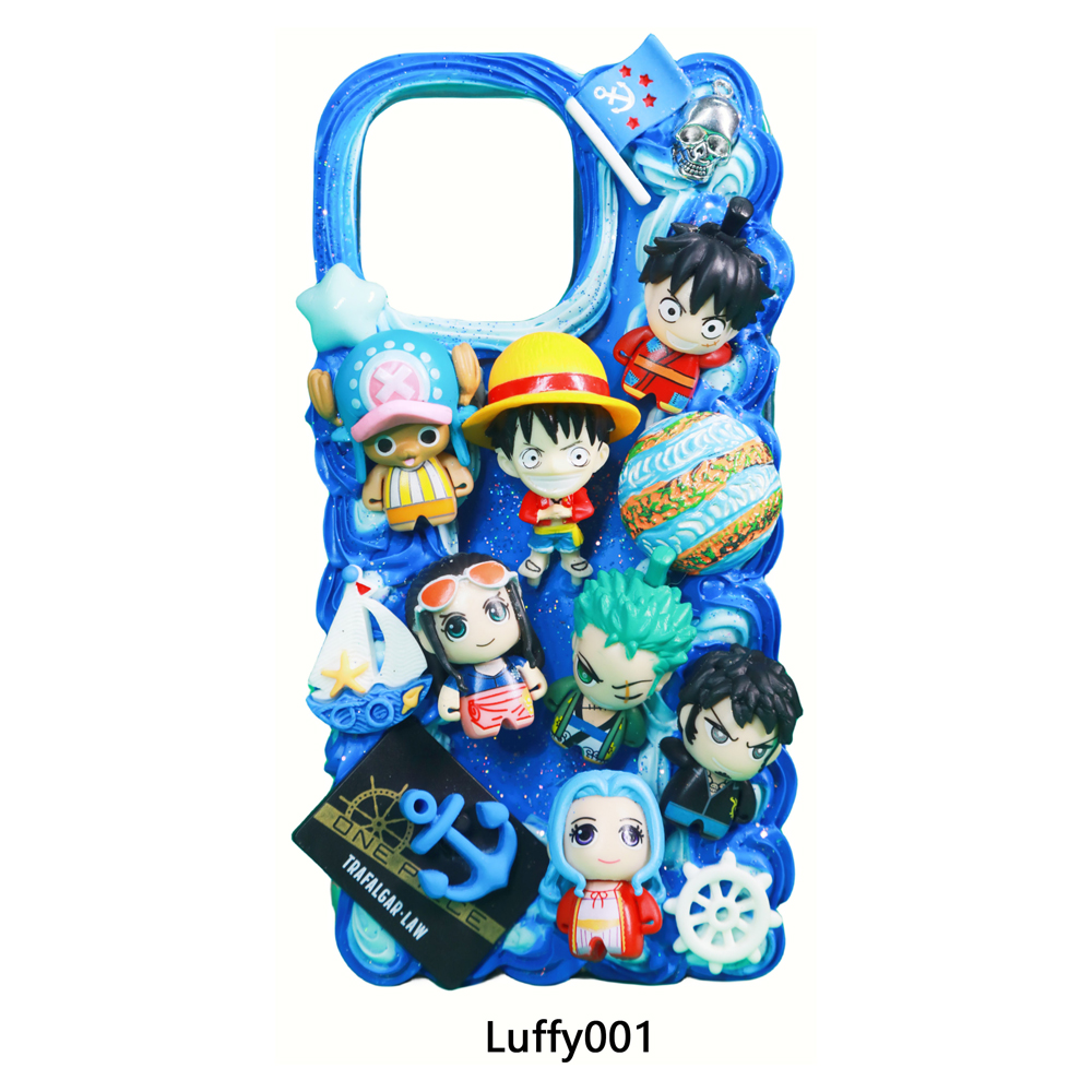 Luffy001- Pirate King Luffy Pattern Handmade Phone Case