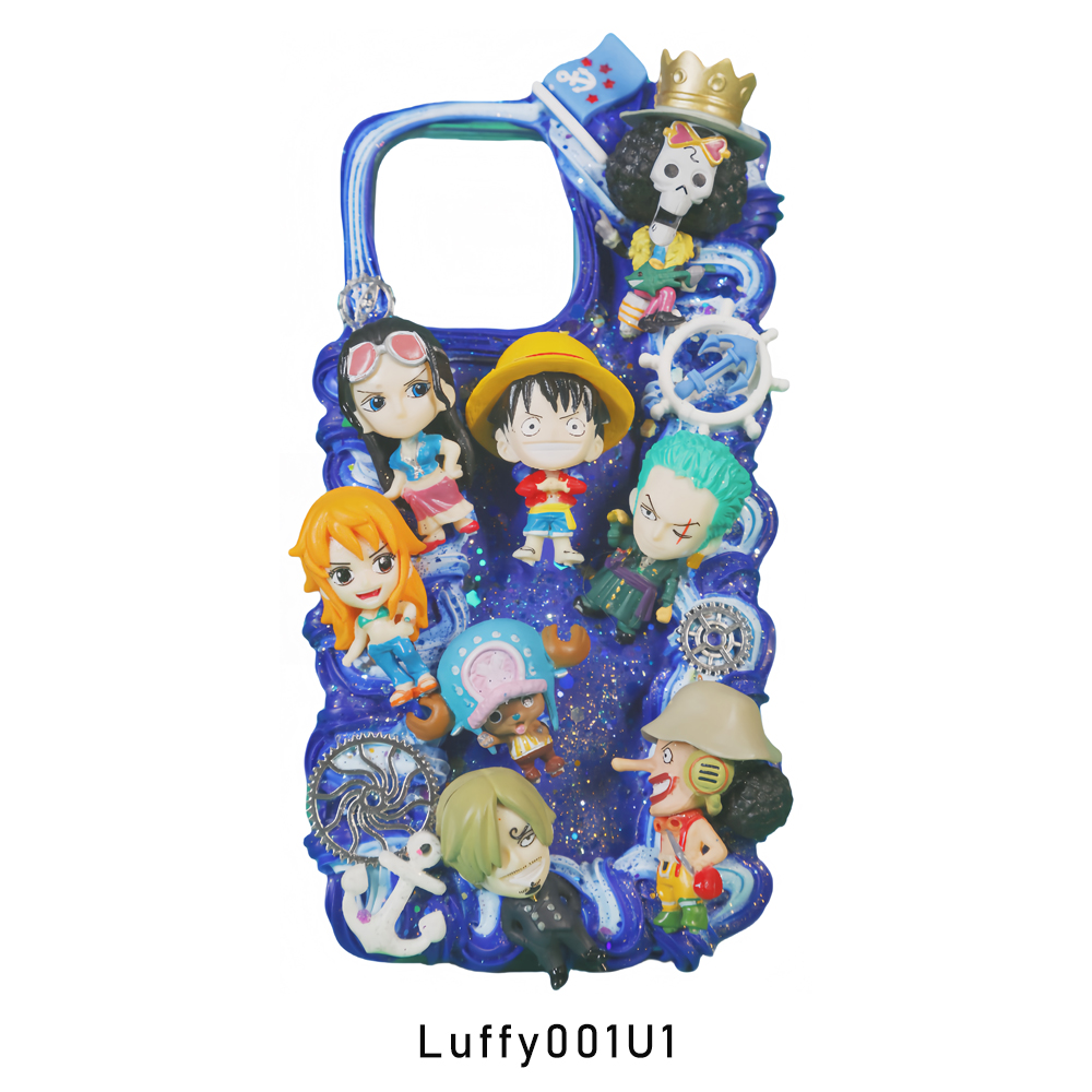 Luffy001U1- Pirate King Style Handmade Phone Case