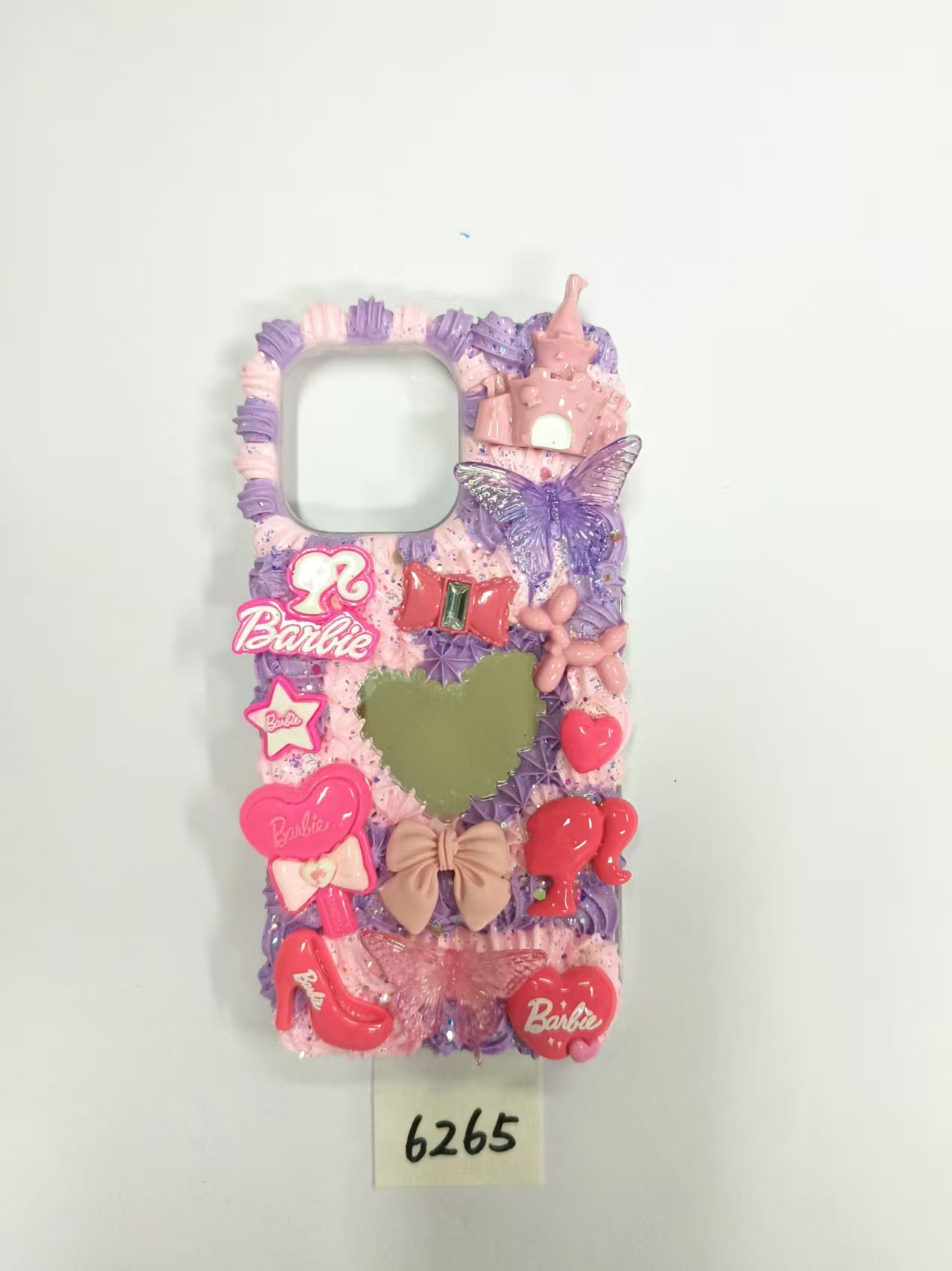 Barbie Limited Edition Cream Glue Phone Case - Customized to Your Style, Wear Barbie's Sweet & Cool Vibe in the Palm of Your Hand.