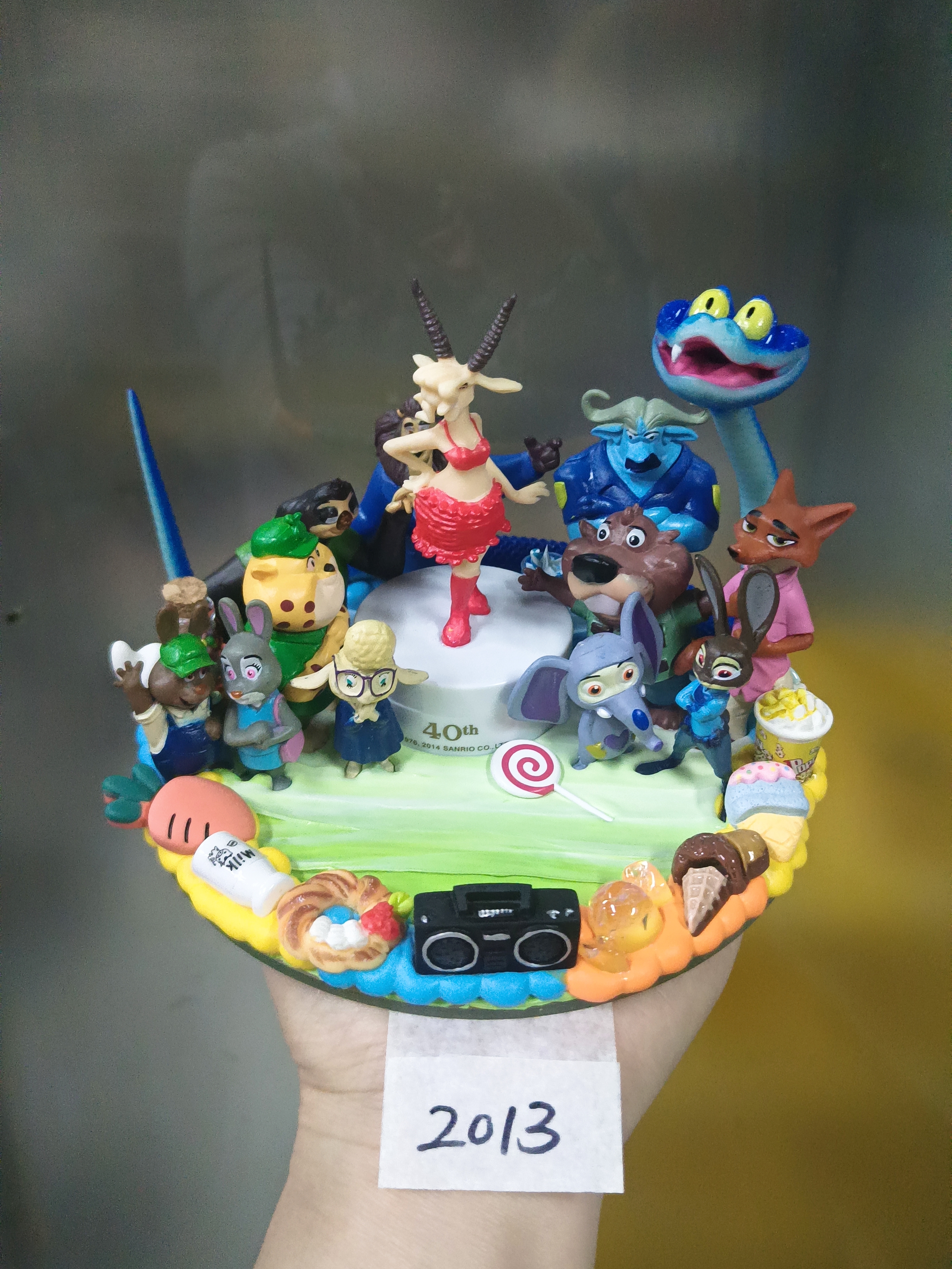 Zootopia 2 phone holder,Handmade DIY phone stand, the 3D charms with the zootopia Personalized gift,Art Lovers Gift.