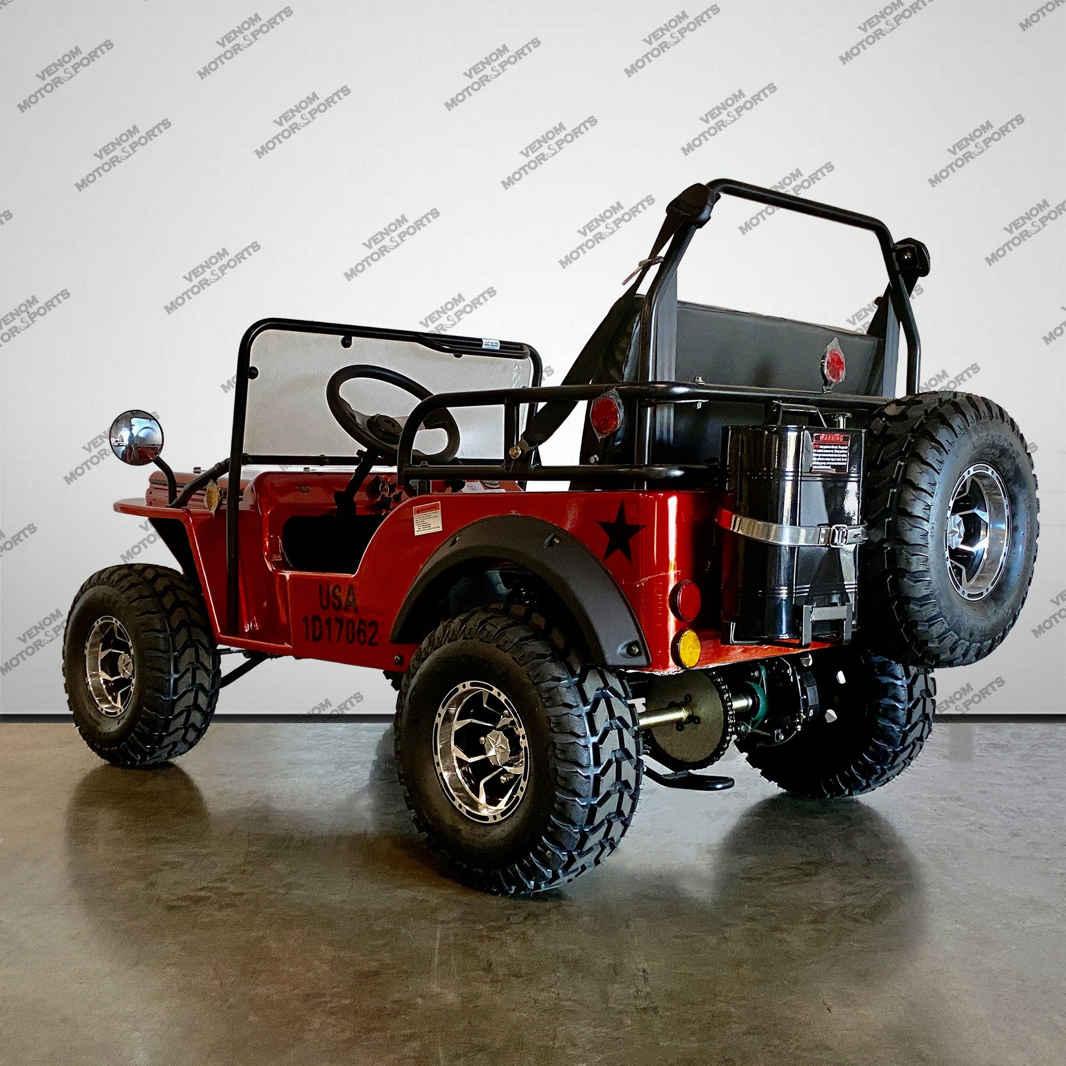 Mini Jeep | 125cc | 2 Seater | Willys Edition | 3 Speed