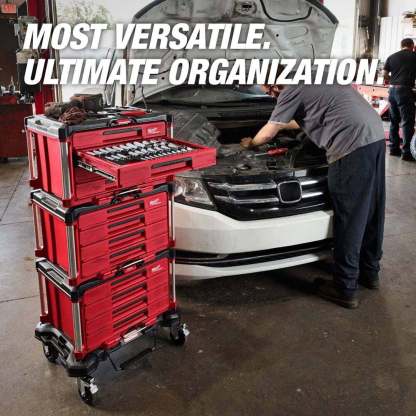 Milwthtaukee 48-22-9495 366pc. Master Mechanics Hand Tool Set with PACKOUT Drawers and Dolly