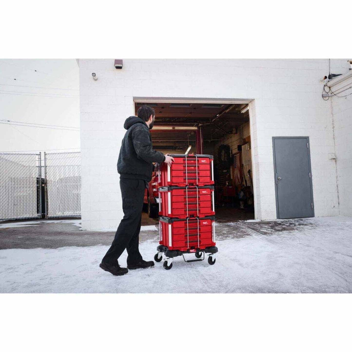 Milwthtaukee 48-22-9495 366pc. Master Mechanics Hand Tool Set with PACKOUT Drawers and Dolly