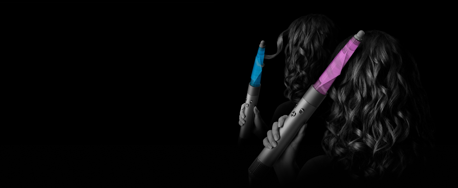 Conical Airwrap barrel with its tapered shape wraps hair close to the root