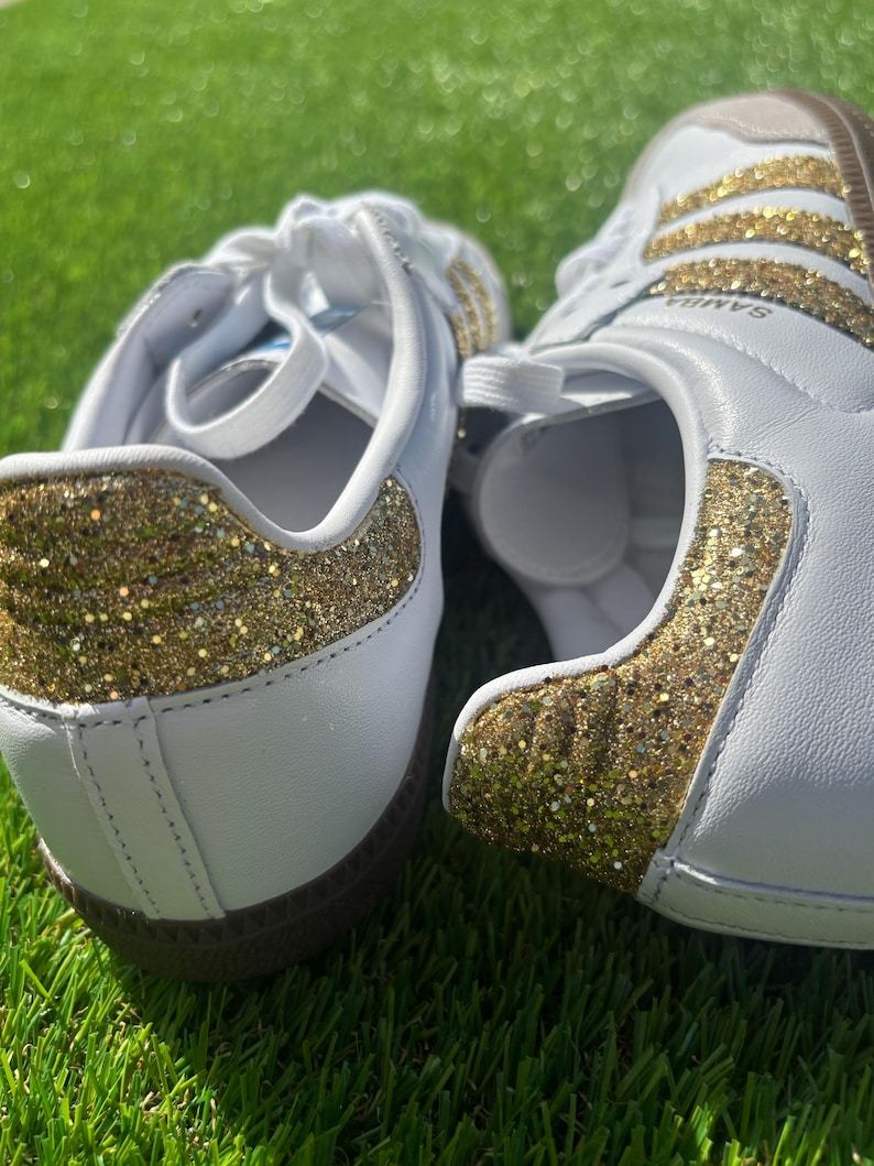 Custom Samthtba OG Glitter Sneakers: Bridal Wedding Shoes