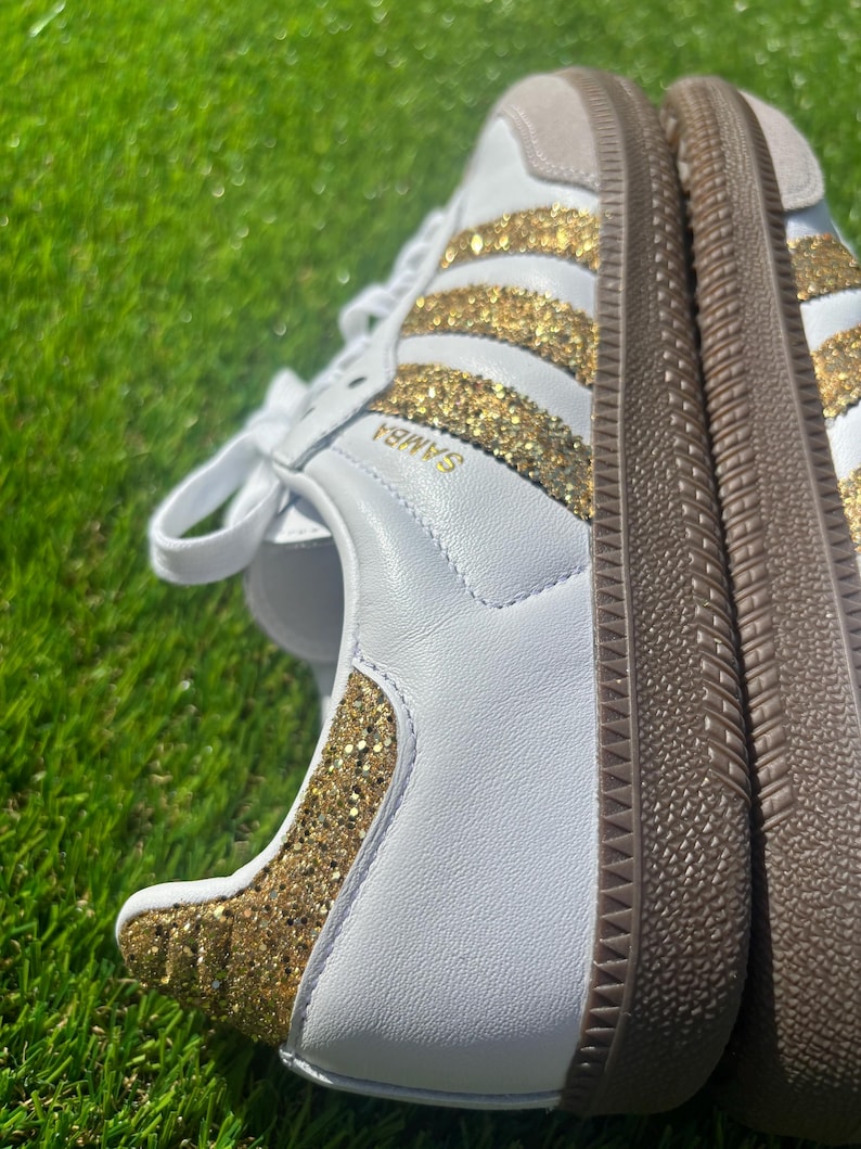Custom Samthtba OG Glitter Sneakers: Bridal Wedding Shoes