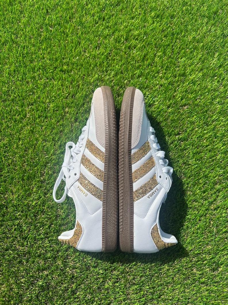 Custom Samthtba OG Glitter Sneakers: Bridal Wedding Shoes