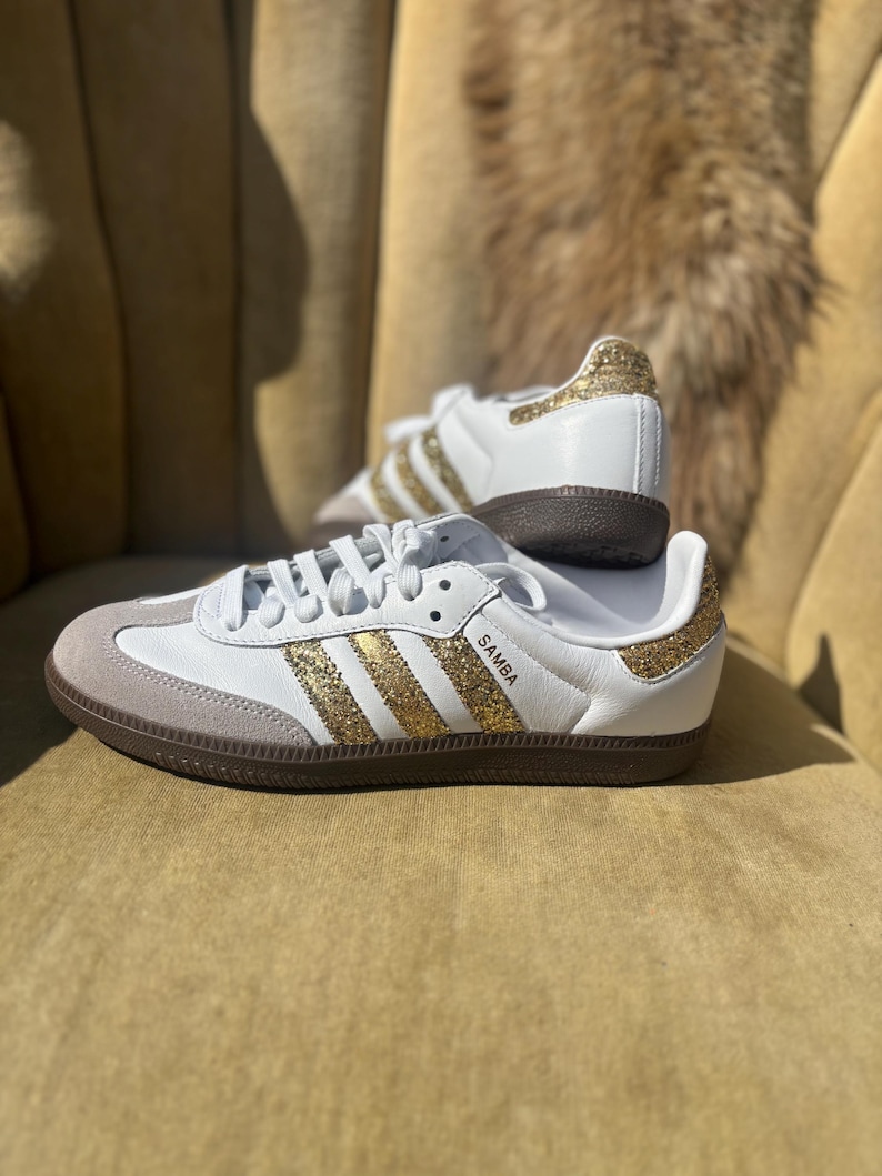 Custom Samthtba OG Glitter Sneakers: Bridal Wedding Shoes