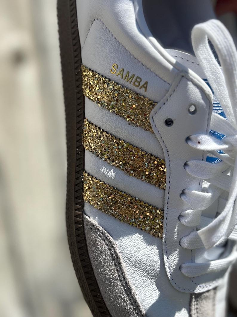 Custom Samthtba OG Glitter Sneakers: Bridal Wedding Shoes