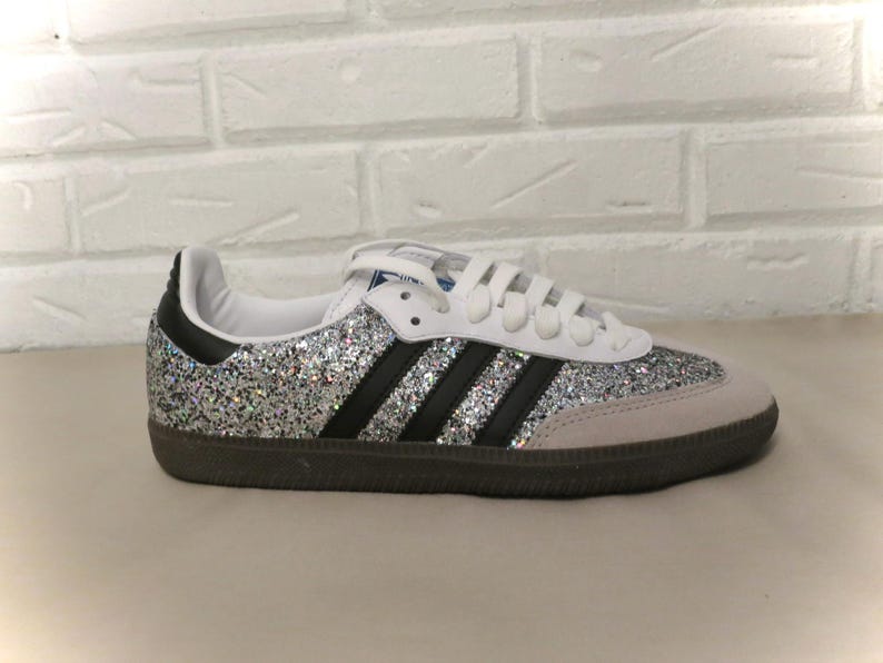 Custom sparkly shoes - - samba