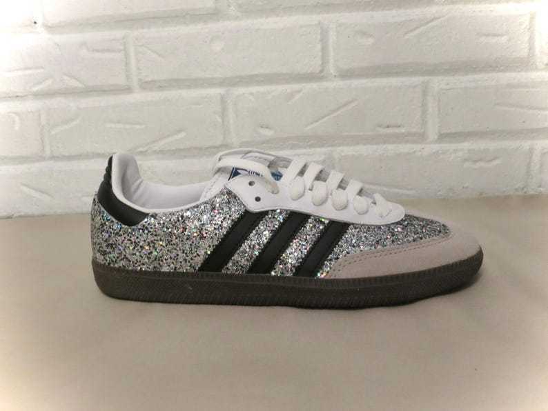 Custom sparkly shoes - - samba