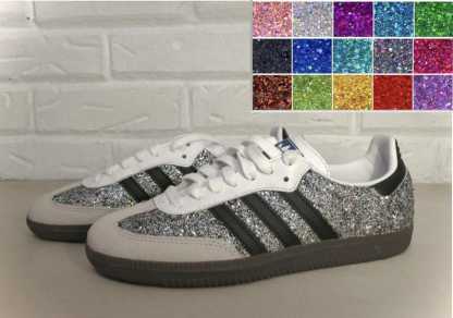 Custom sparkly shoes - - samba