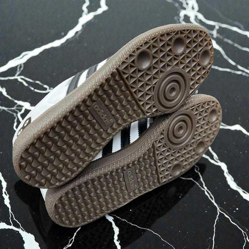 Custom Samthtba-Style Sneakers — Black & white Heart Valentine Design