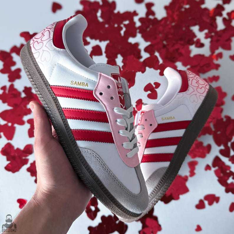Samthtba Custom Sneakers – Valentines Day Gift for Her, Hand Painted Shoes