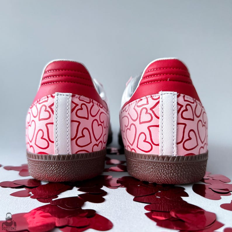 Samthtba Custom Sneakers – Valentines Day Gift for Her, Hand Painted Shoes