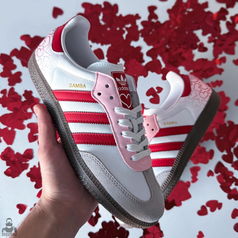 Samthtba Custom Sneakers – Valentines Day Gift for Her, Hand Painted Shoes