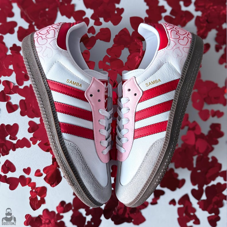 Samthtba Custom Sneakers – Valentines Day Gift for Her, Hand Painted Shoes