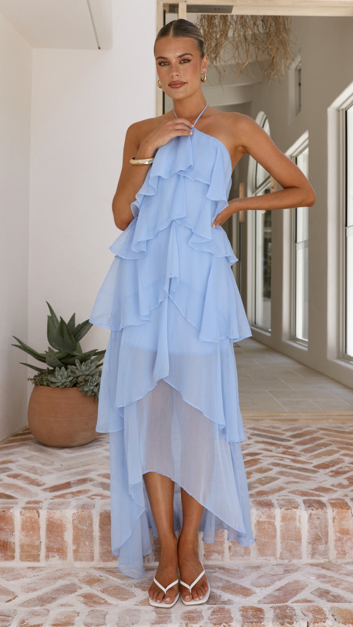 Soho Maxi Dress - Blue