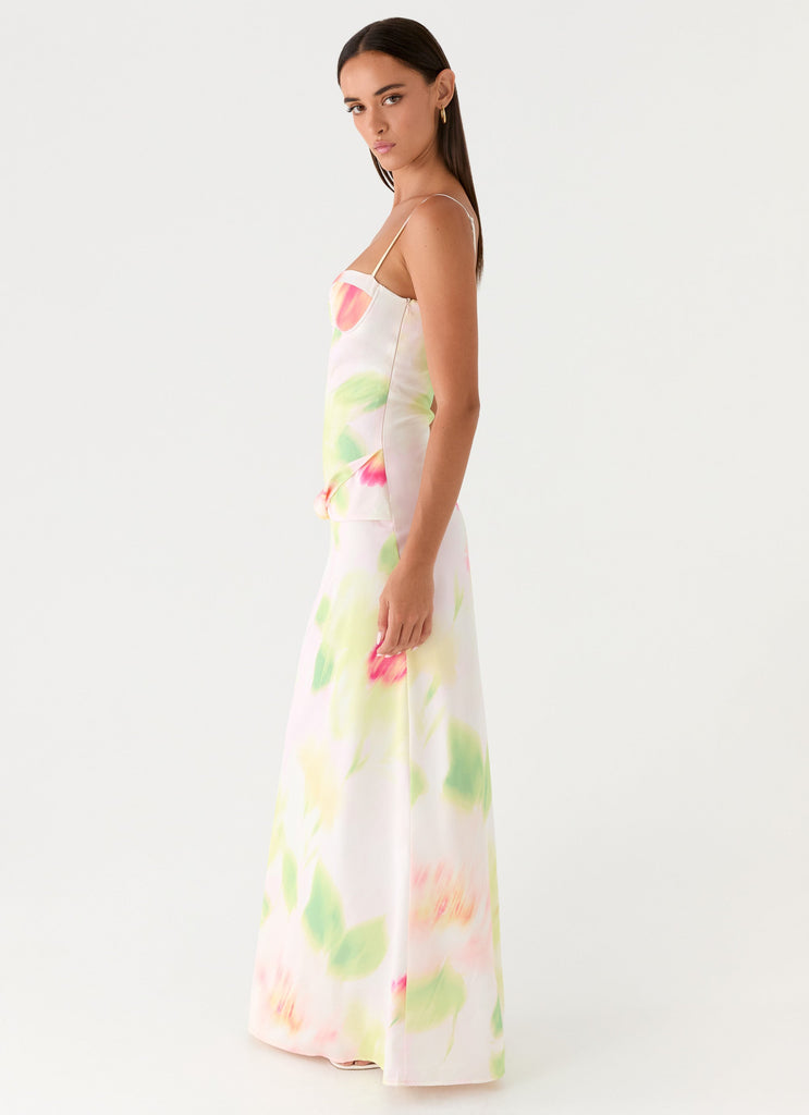 Burning Up Maxi Dress - Floral