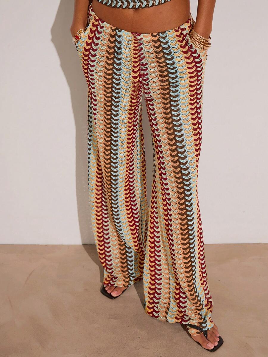 Colorful Striped Crochet Set