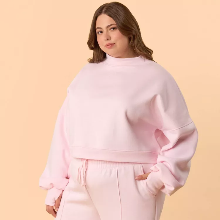 Women's Cotton Candy Crew Neck Set
