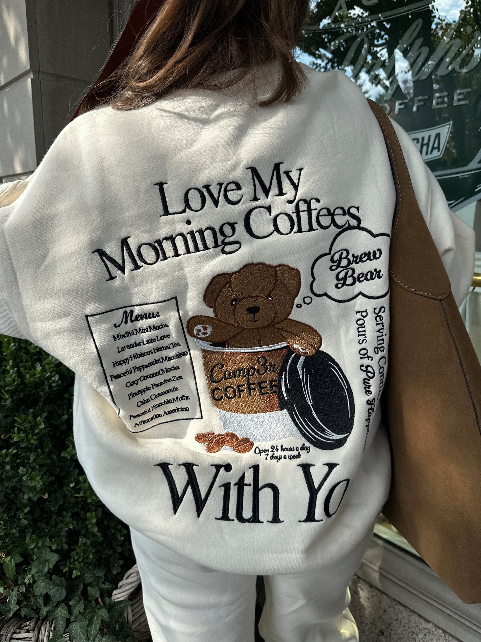 Baby Bear Print Hoodie