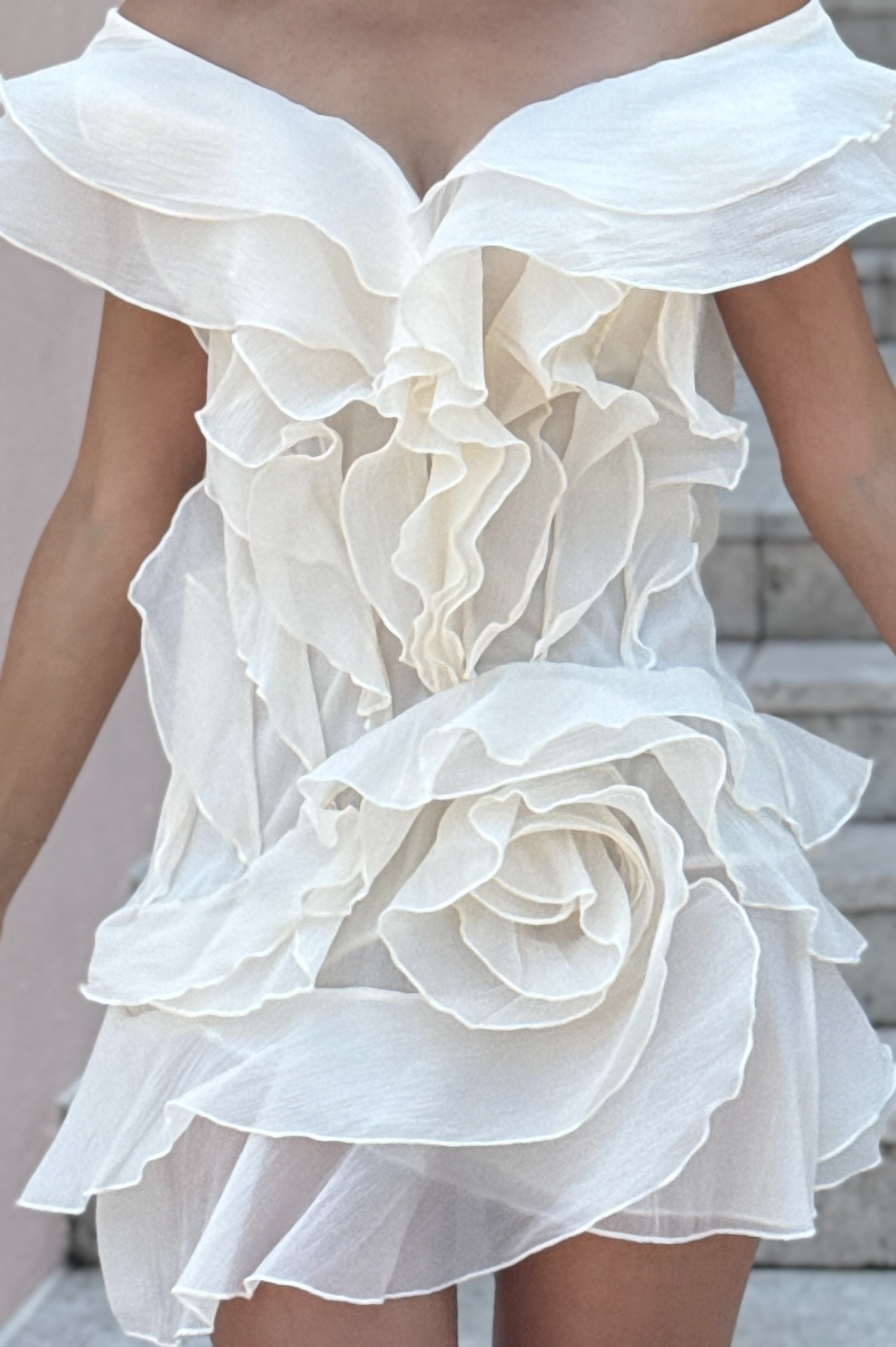 Ella Ruffle Mini Dress