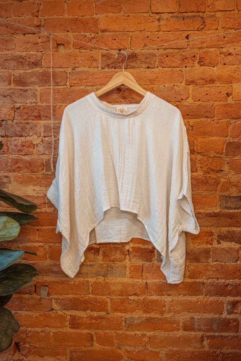 Boho Organic Bamboo Cotton Crop Tee