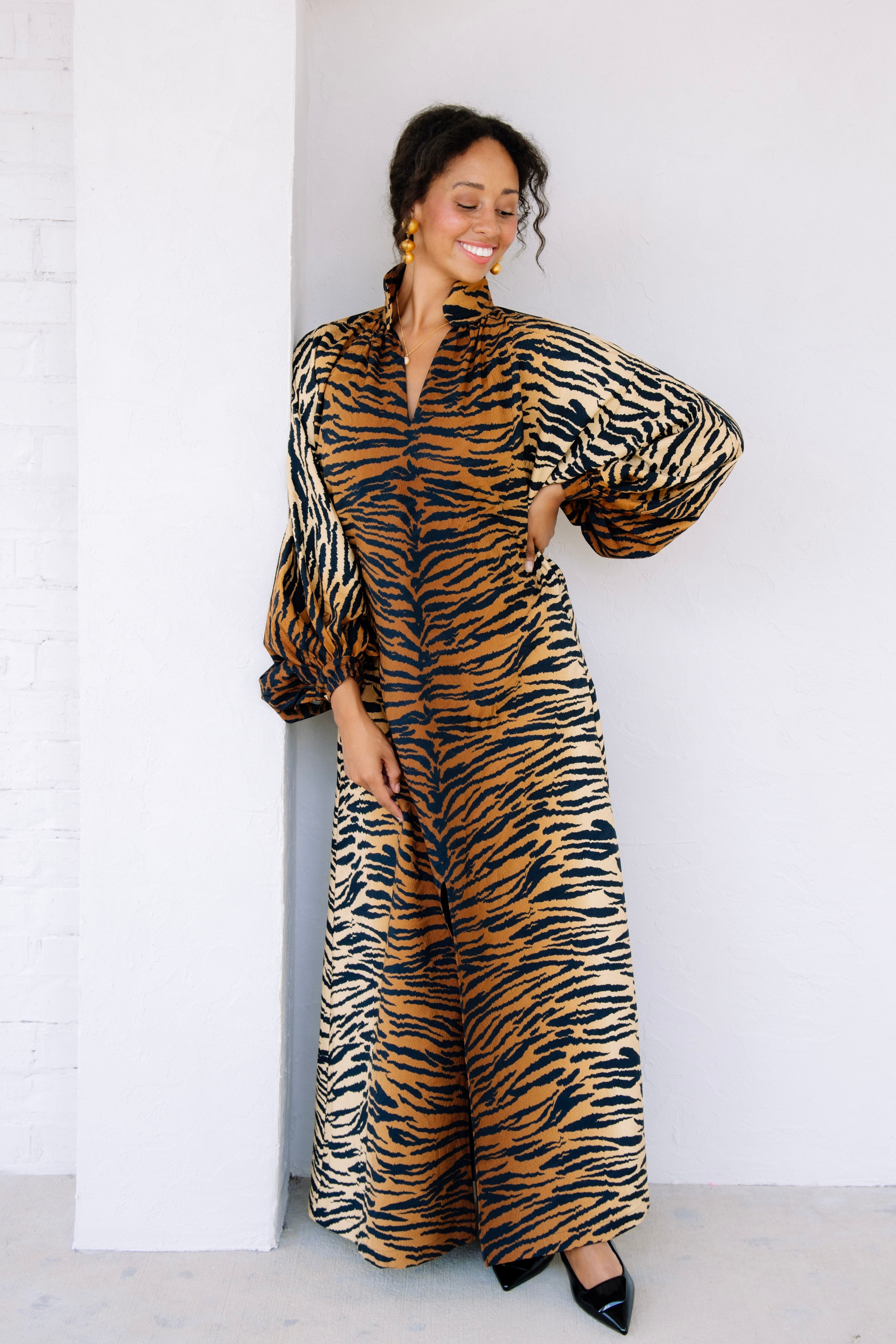 Emily McCarthy Fiona Short Sleeve Midi Dress